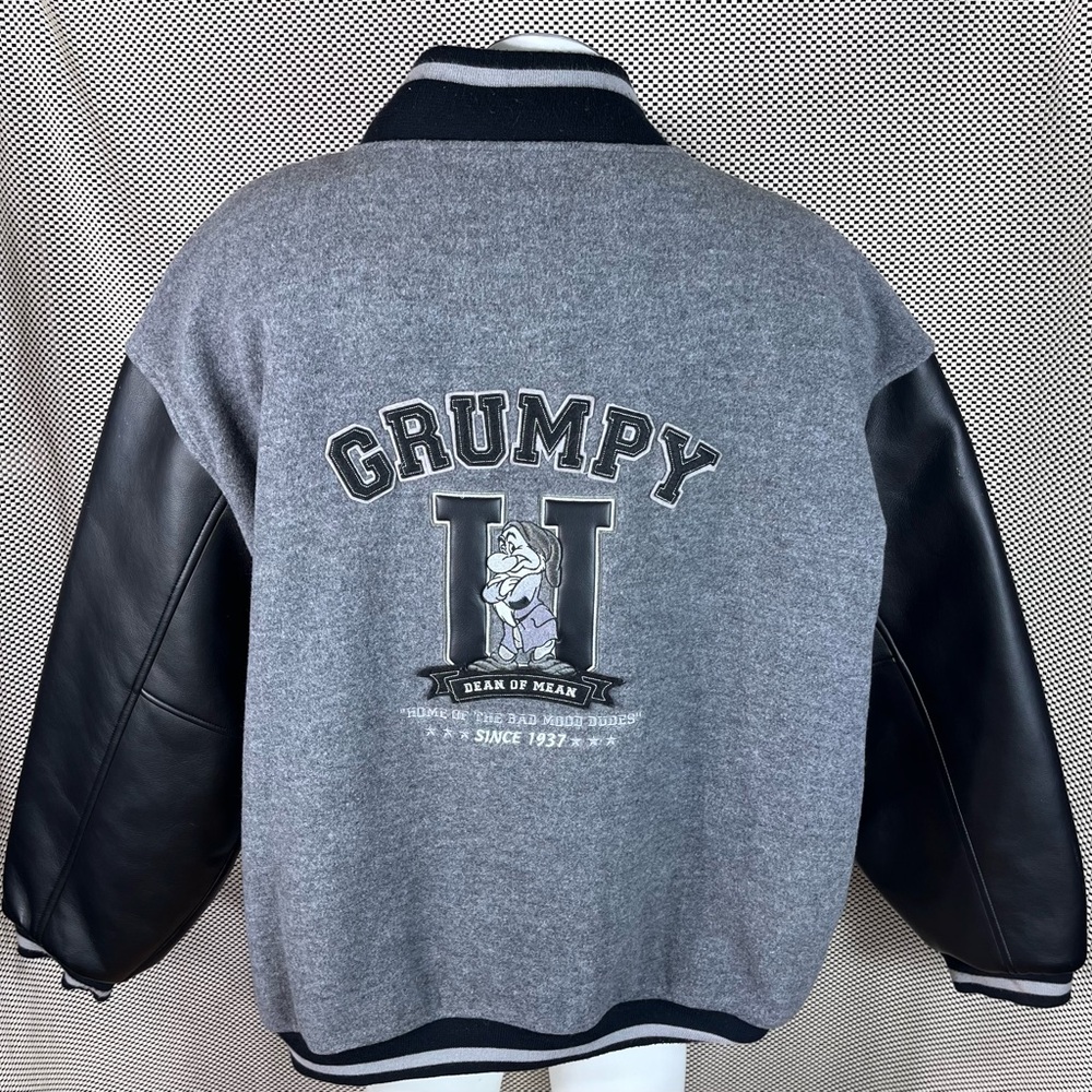 Disney Store Exclusive Grumpy Button Down Basebal… - image 1